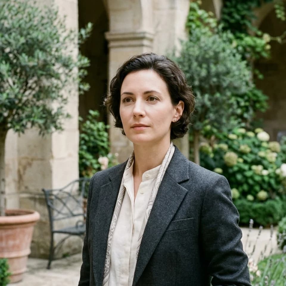 Museum Courtyard Portrait Pixshop preview