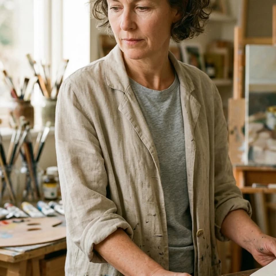 Artist Worktable Portrait Pixshop preview