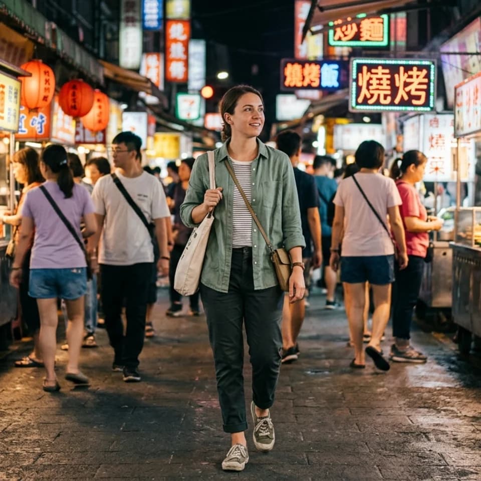 Night Market Walk Pixshop preview
