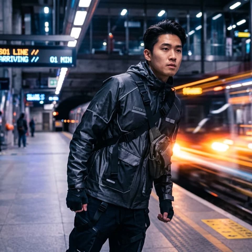 Transit Platform Blur Pixshop preview