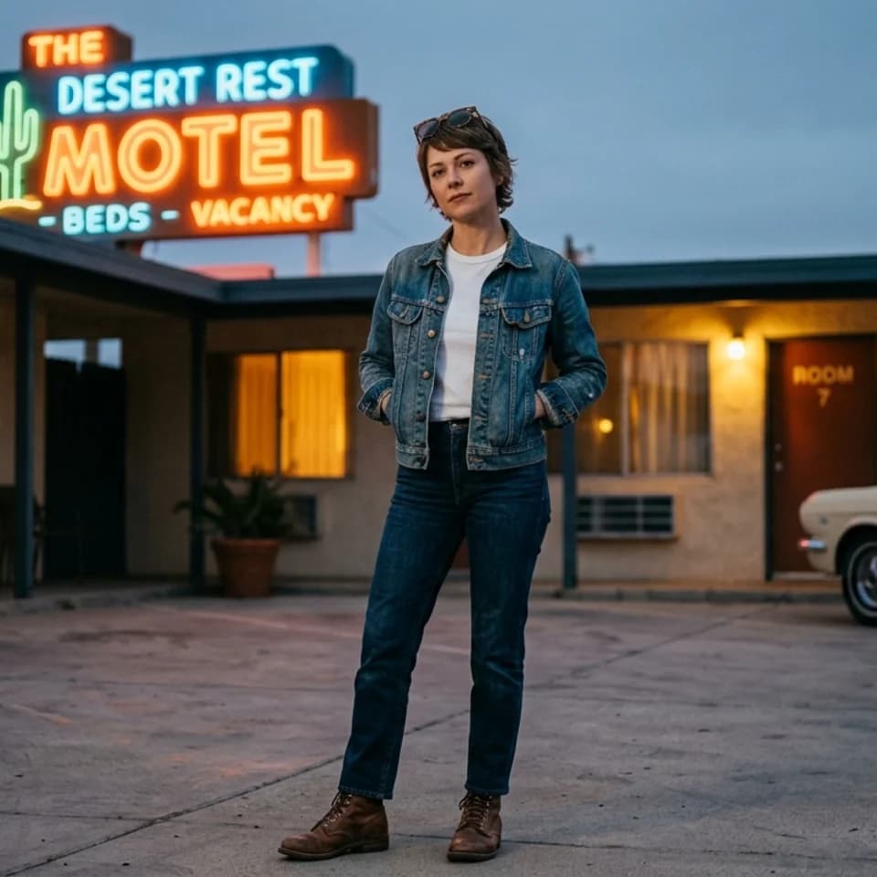 Vintage Motel Sign Pixshop preview