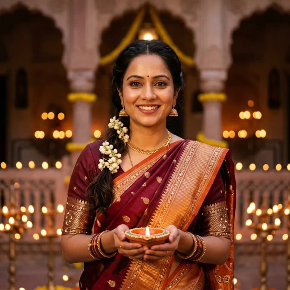 Diya Courtyard Glow Pixshop preview