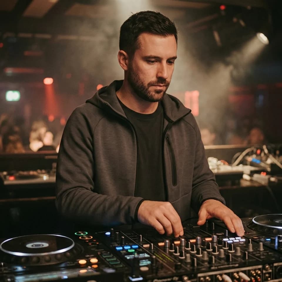 DJ Booth Portrait Pixshop preview