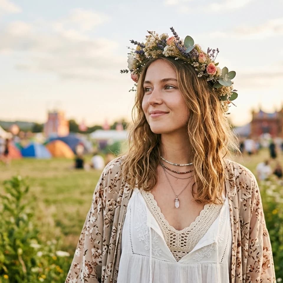 Flower Crown Meadow Pixshop preview