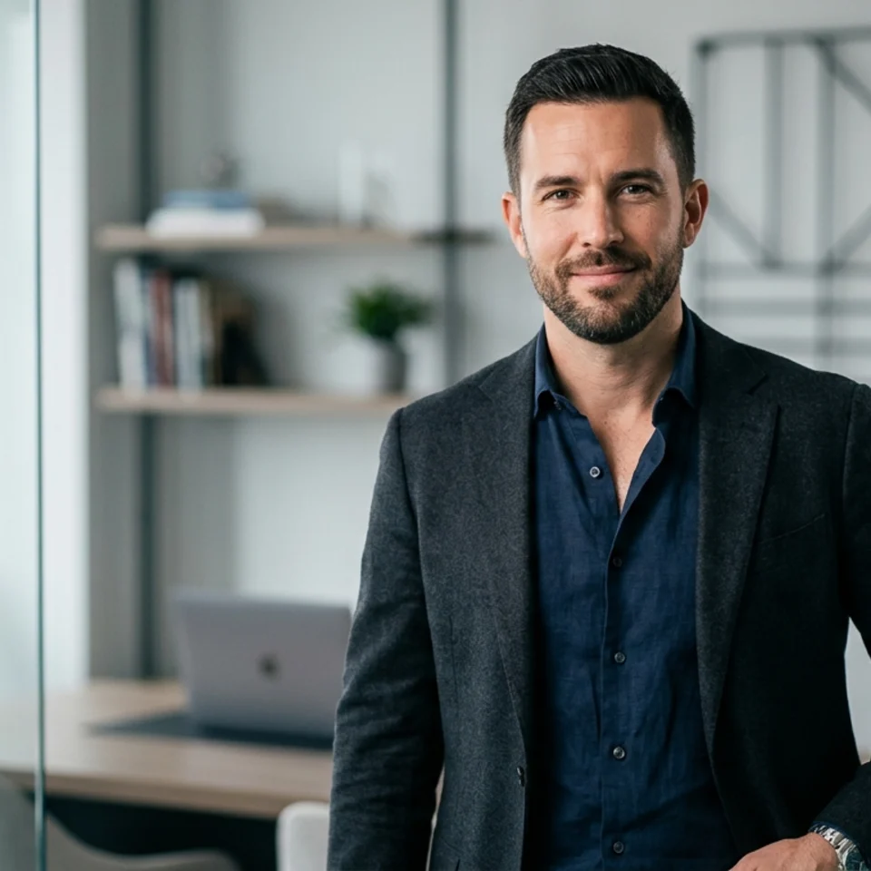 Launch-Day Founder Headshot Pixshop preview