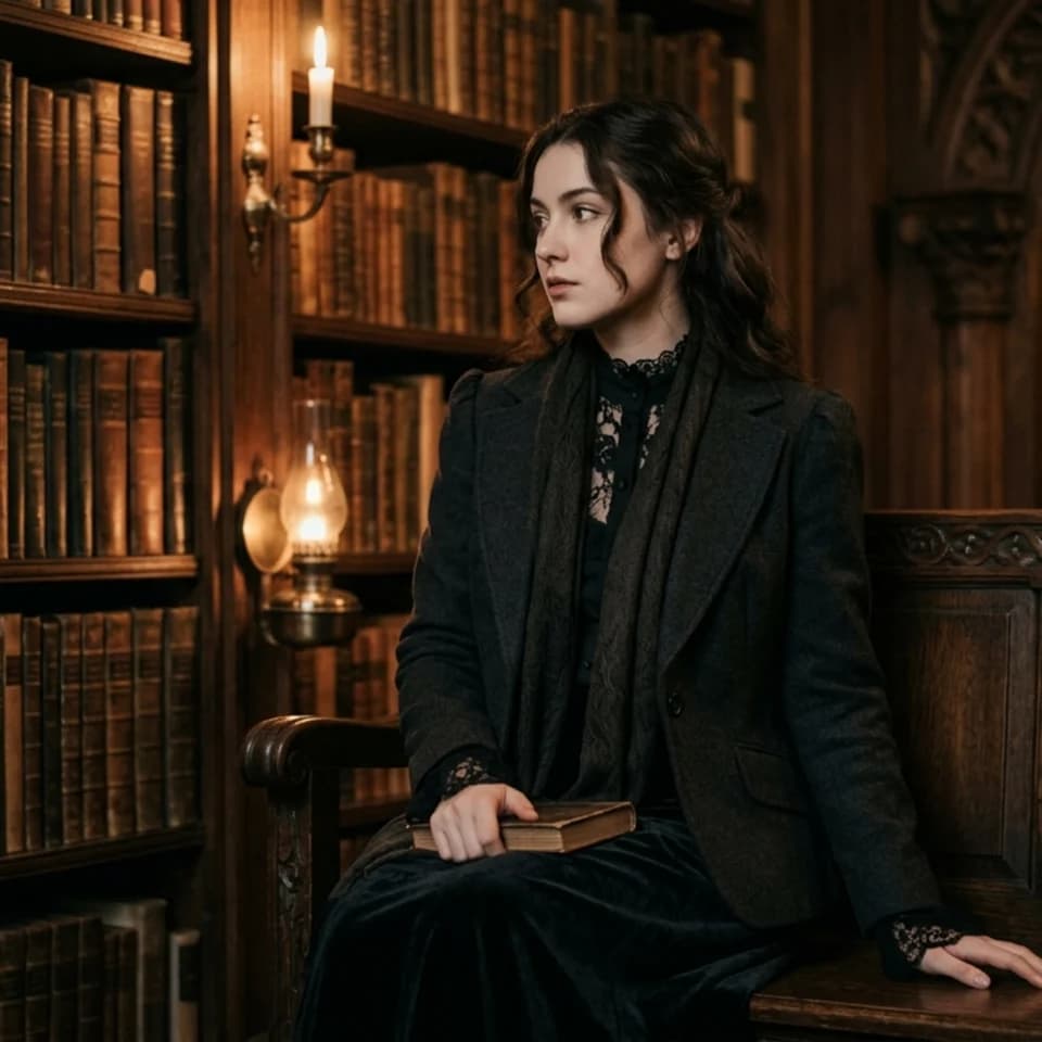 Gothic Library Pixshop preview