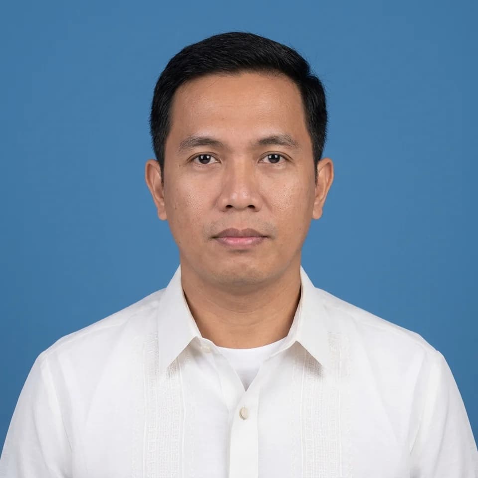 ID Picture — Blue Background, Barong Pixshop preview