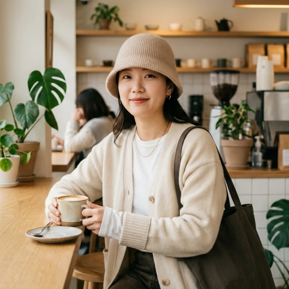 Korean Café Aesthetic Pixshop preview