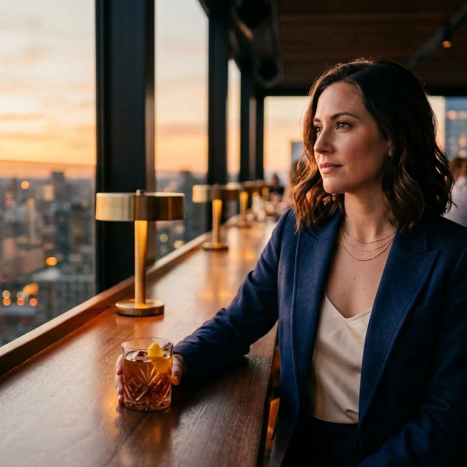 Rooftop Bar Sunset Pixshop preview