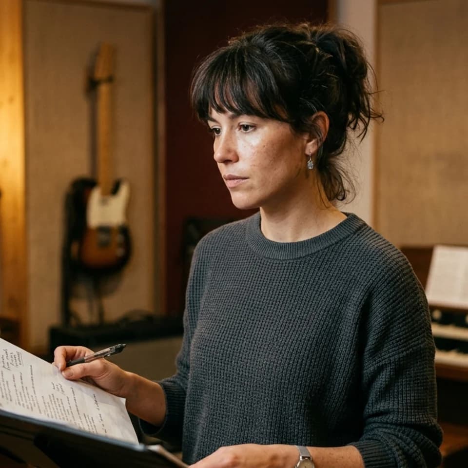 Rehearsal Room Portrait Pixshop preview