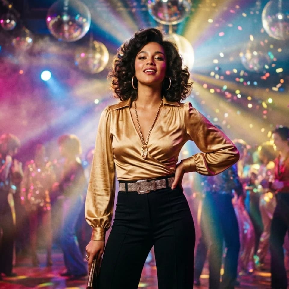 Disco Smoke Portrait Pixshop preview