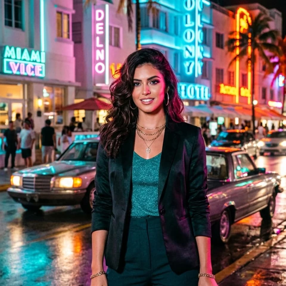 Miami Night Mood Pixshop preview
