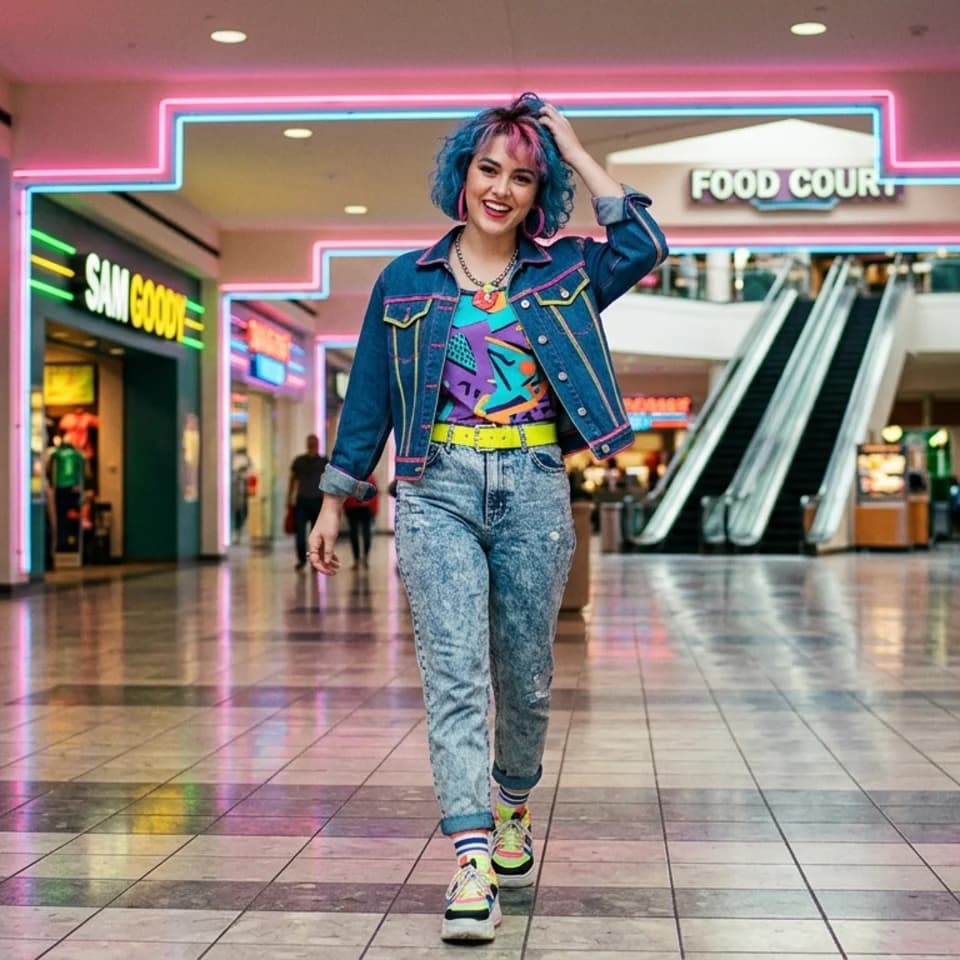 Neon Mall Entrance Pixshop preview