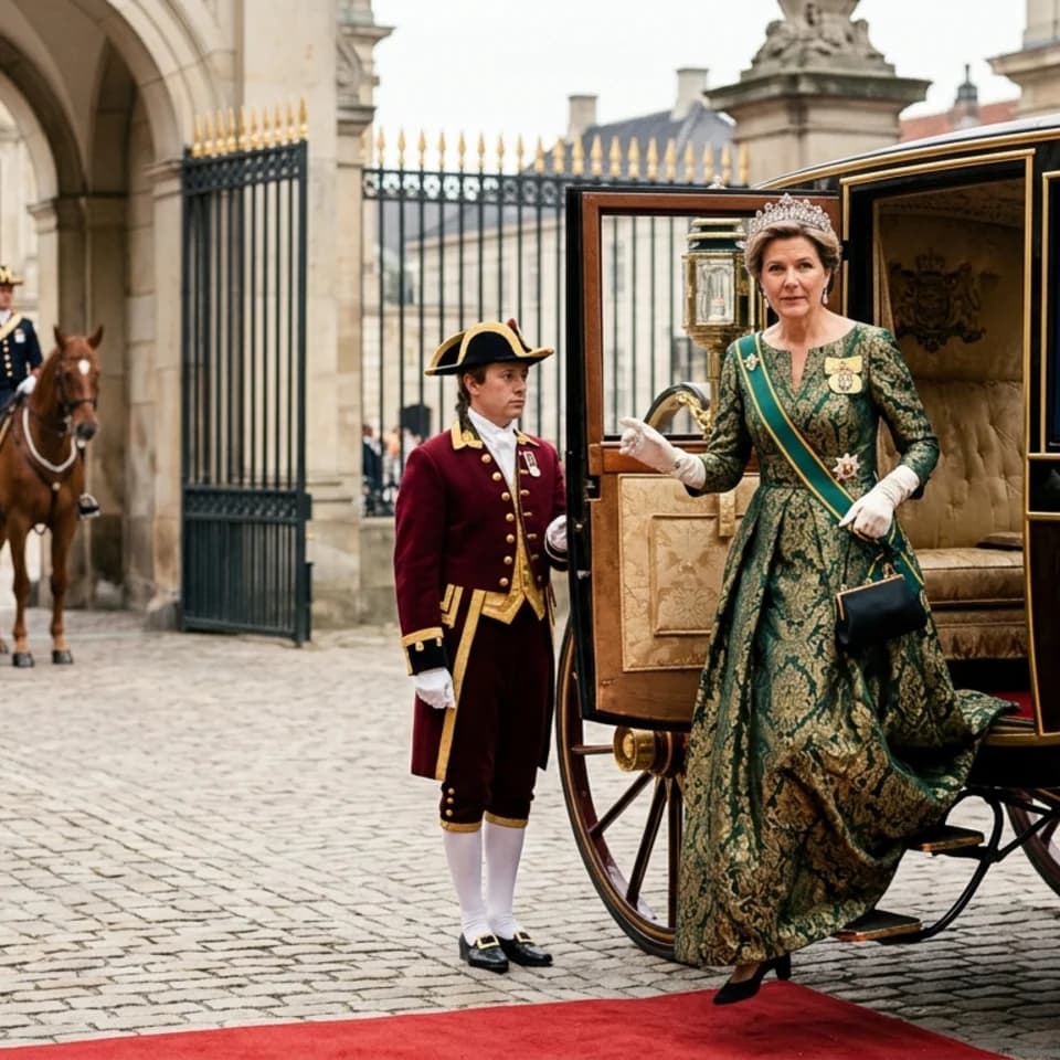 Royal Carriage Arrival Pixshop preview