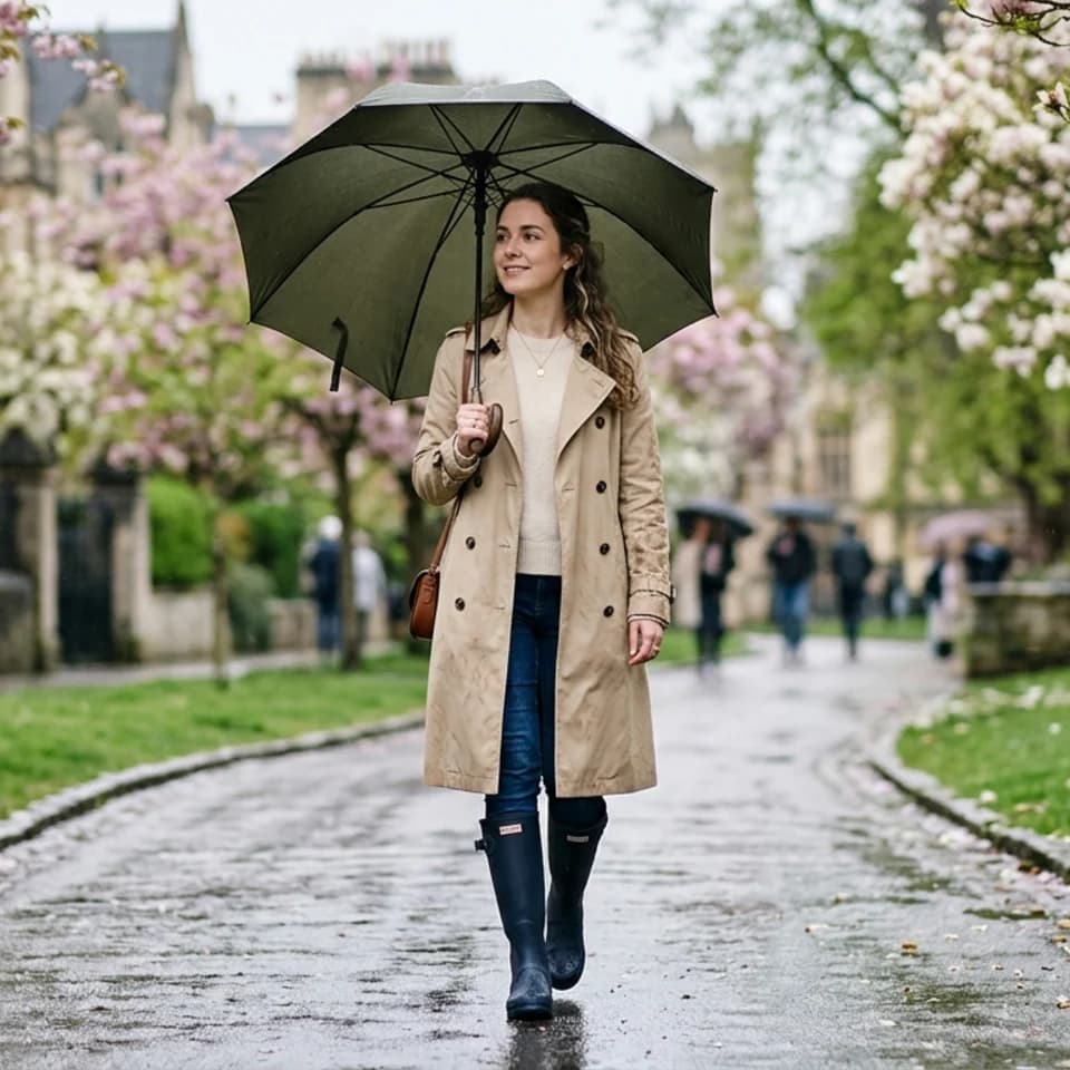 Rainy Umbrella Stroll Pixshop preview