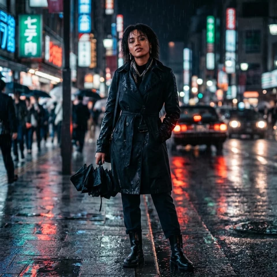 Rain & Neon Pixshop preview