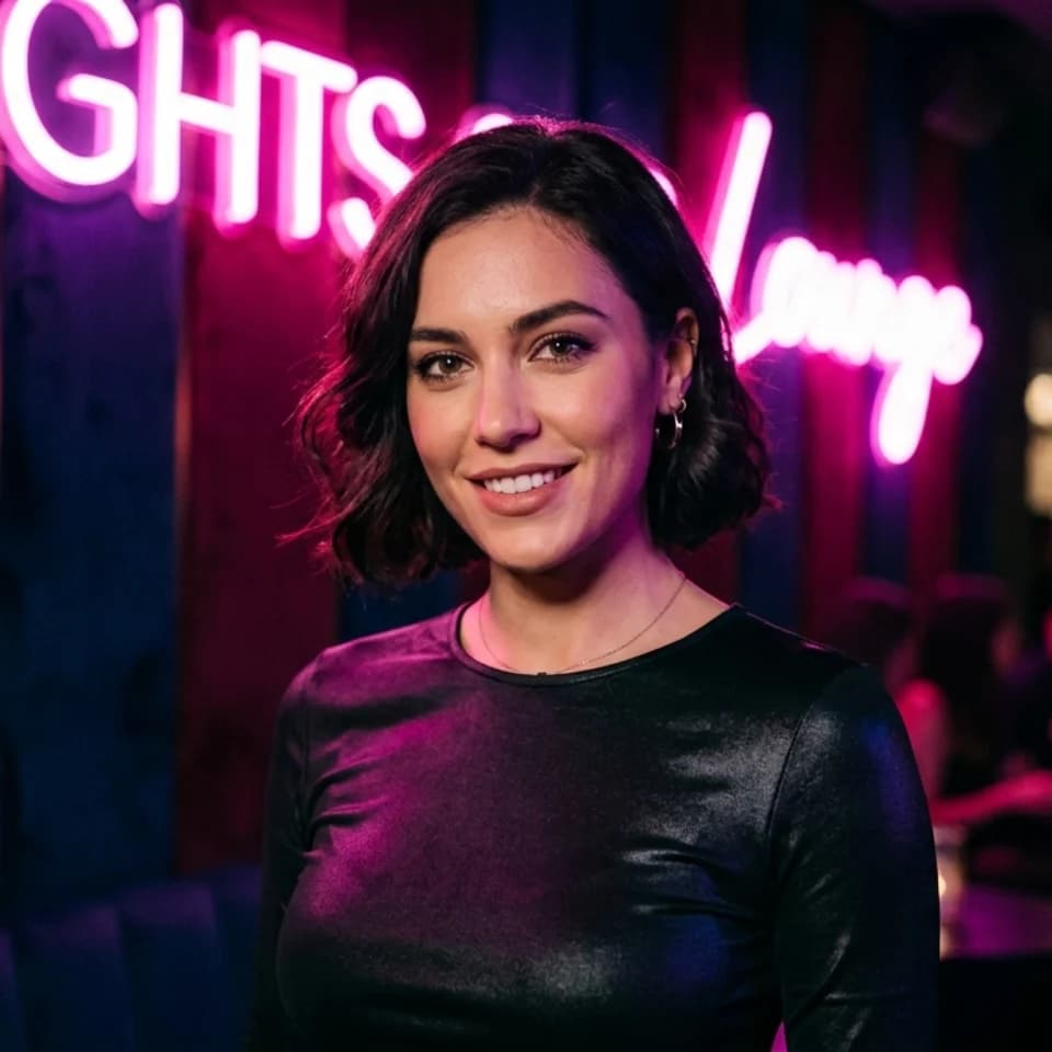 Pink Neon Glow Pixshop preview