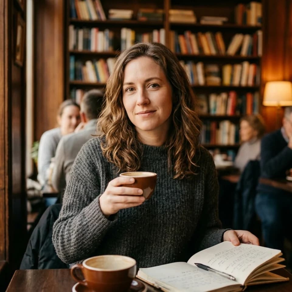 Café Portrait Pixshop preview